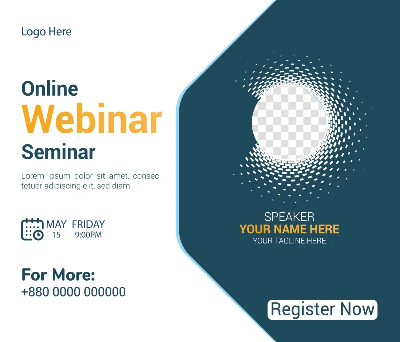 Colorful Webinar Design